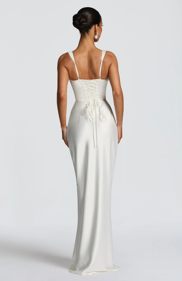 Vestido largo Calanthe - Oliva