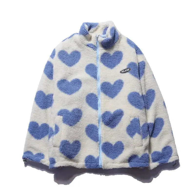 Chaqueta suave reversible con corazĂłn Silamoda