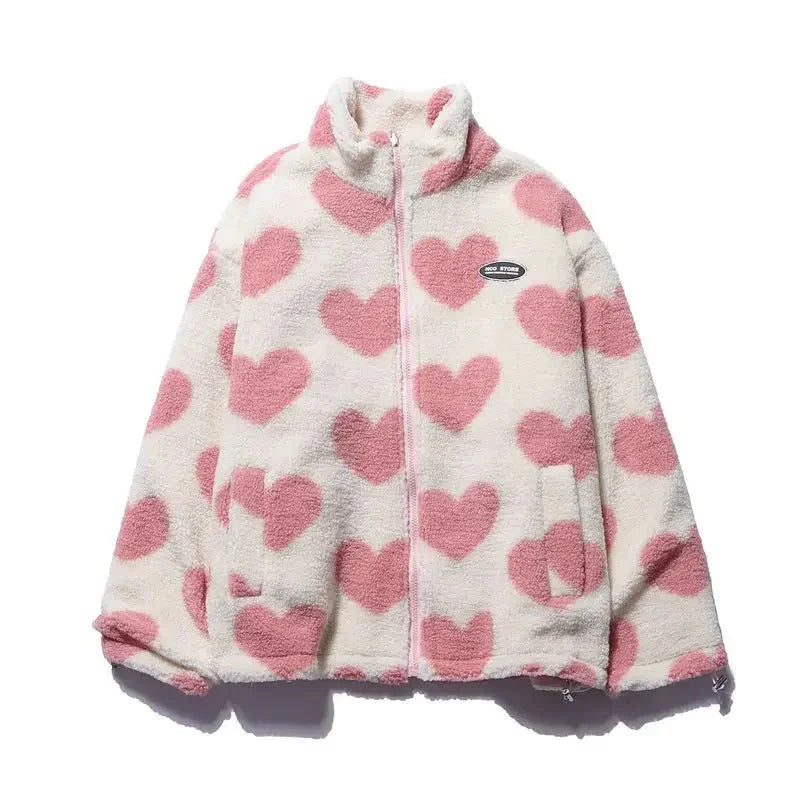 Chaqueta suave reversible con corazĂłn Silamoda