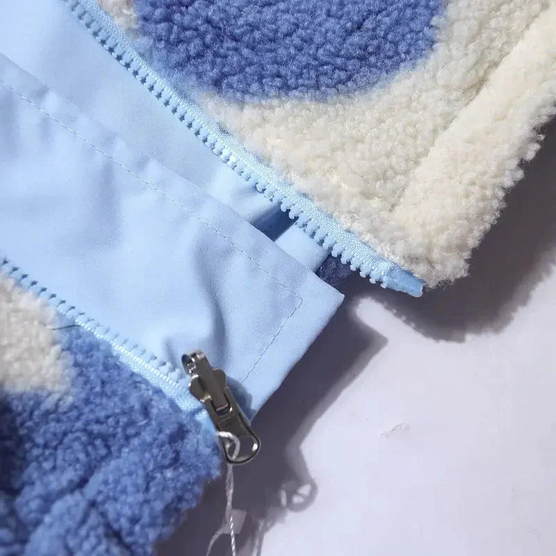 Chaqueta suave reversible con corazĂłn Silamoda