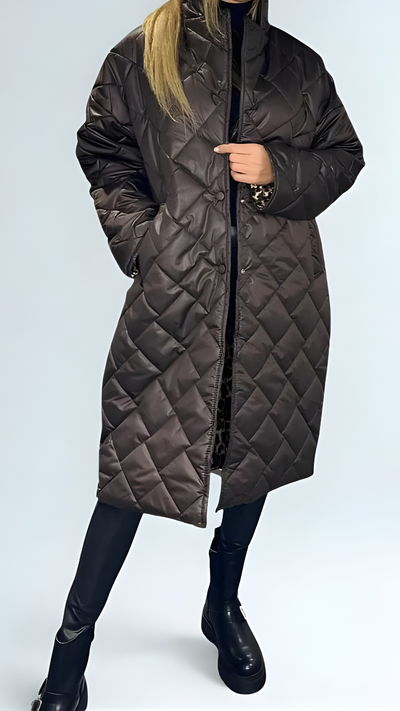 Abrigo acolchado reversible