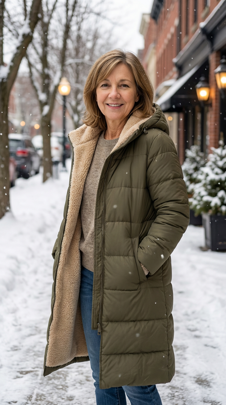 Amelia | Elegante abrigo reversible para mujer