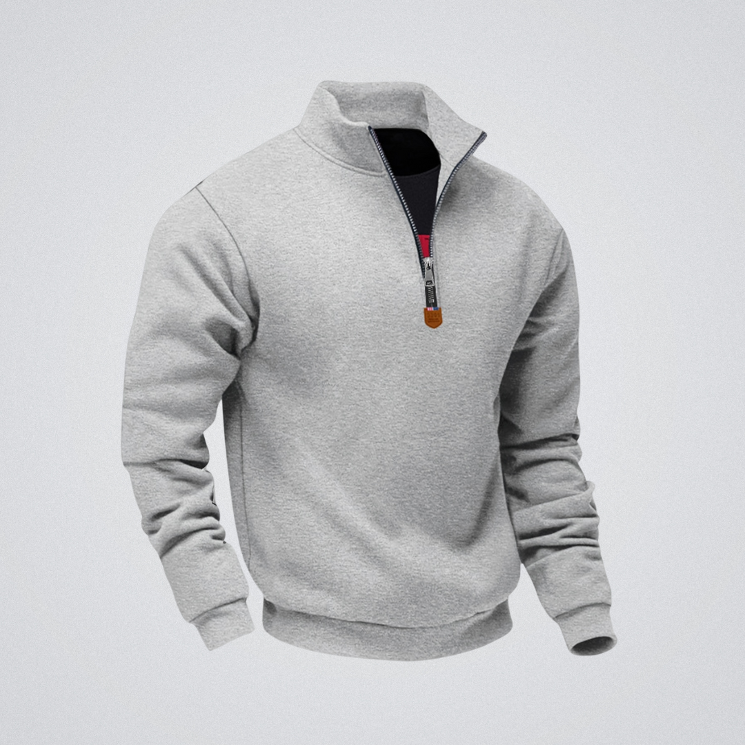 Leo | Sudadera con cremallera y cuello alto: calidez, elegancia y comodidad para el día a día