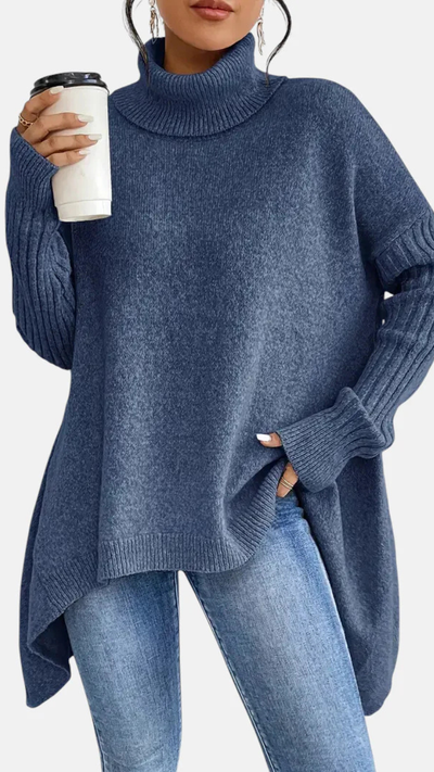 BRIGITTE – SUÉTER DE CUELLO ALTO LARGO