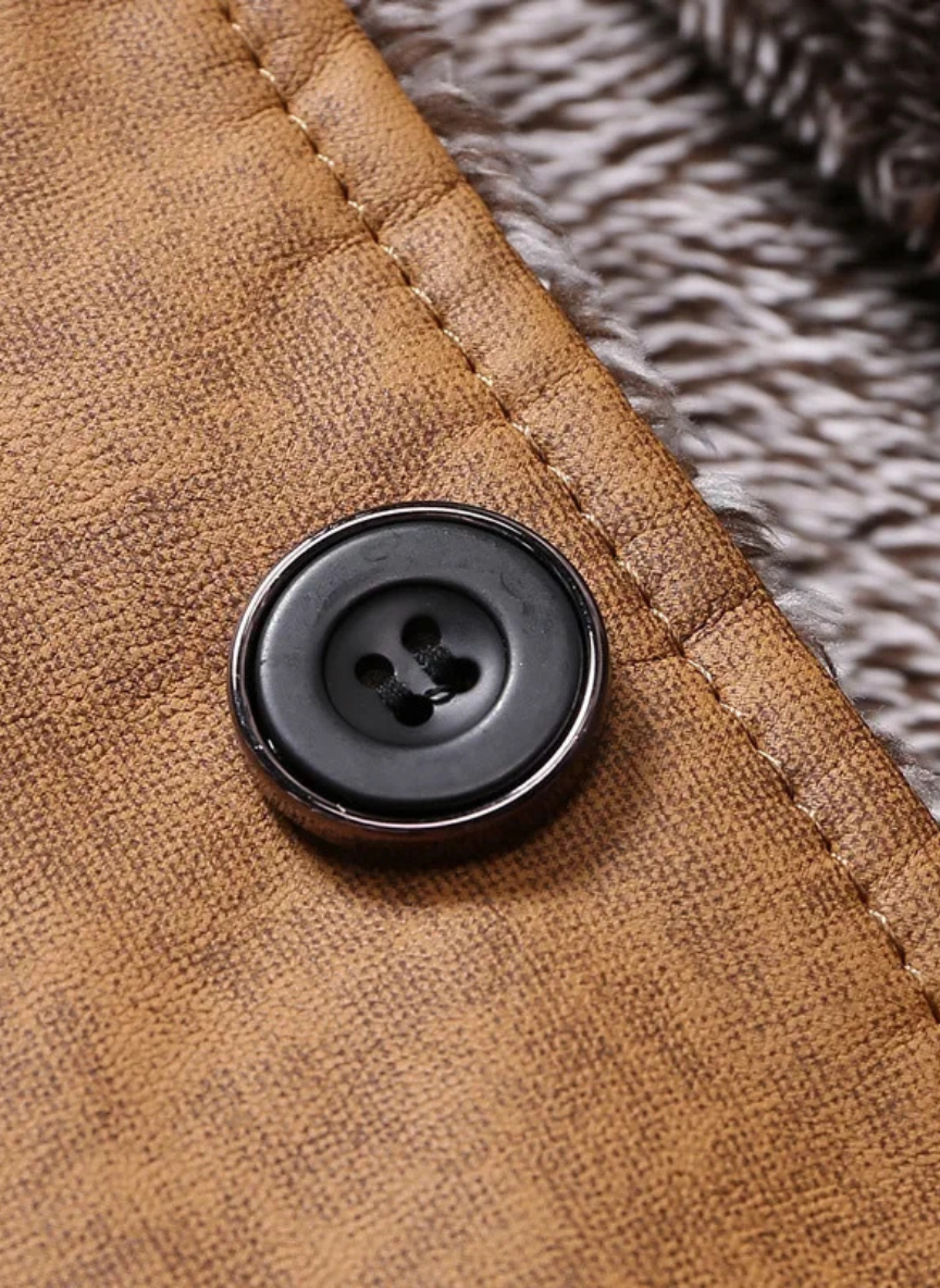 ABRIGO DE ANTE PARA HOMBRE