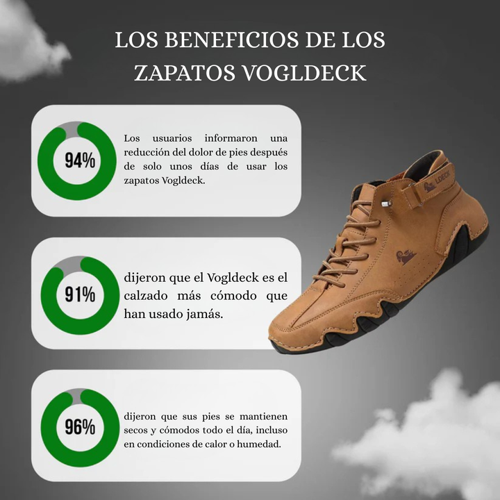 VogLDeck - Zapatos ortopédicos impermeables y transpirables
