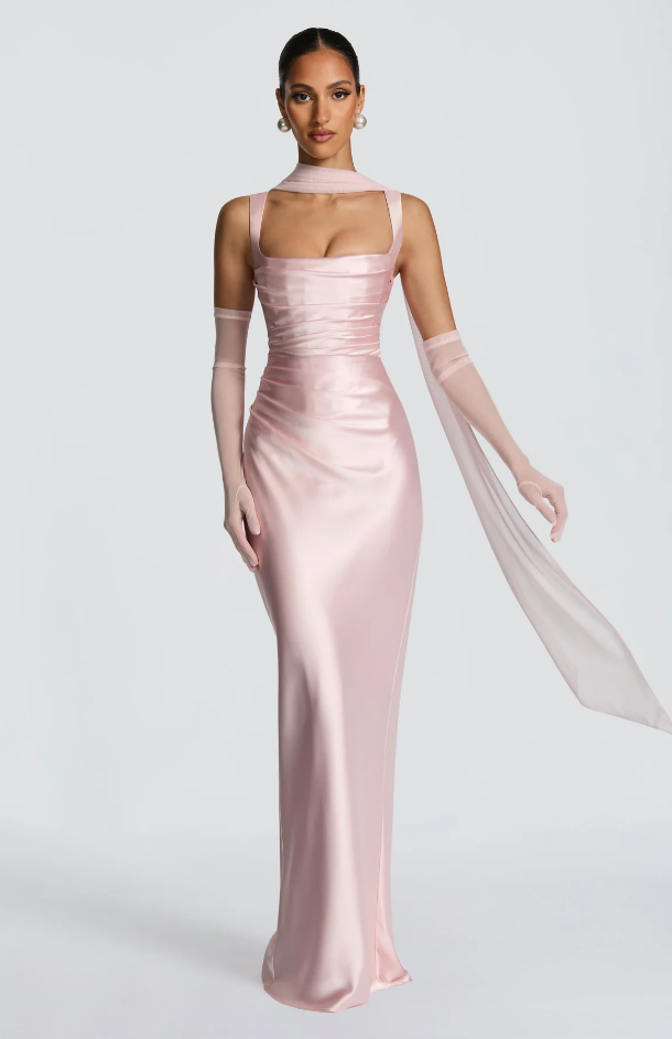 Vestido largo Calanthe - Oliva