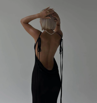 Vestido Largo sin espalda Serenity®