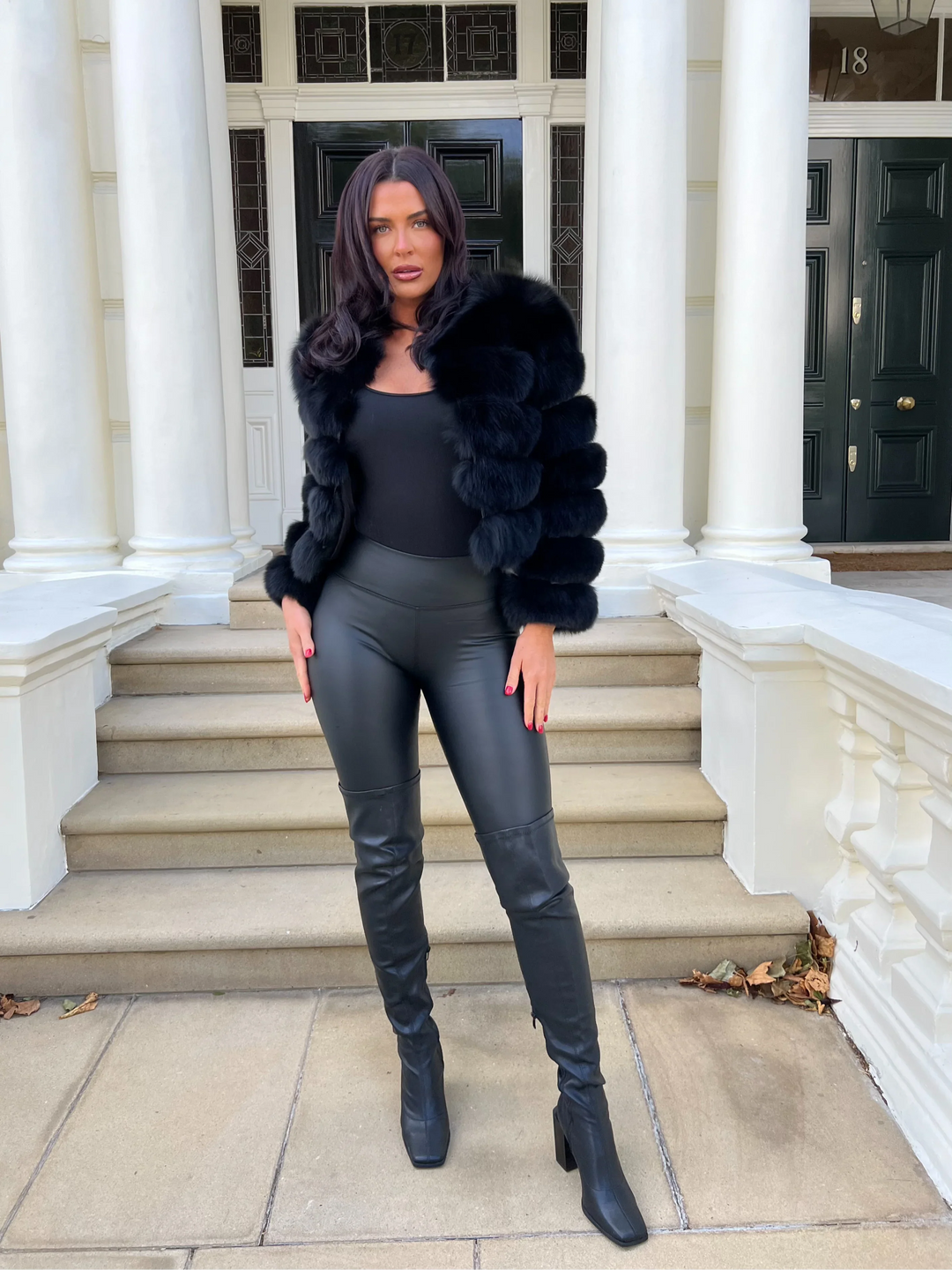 Chaqueta de piel Tiana Elegance