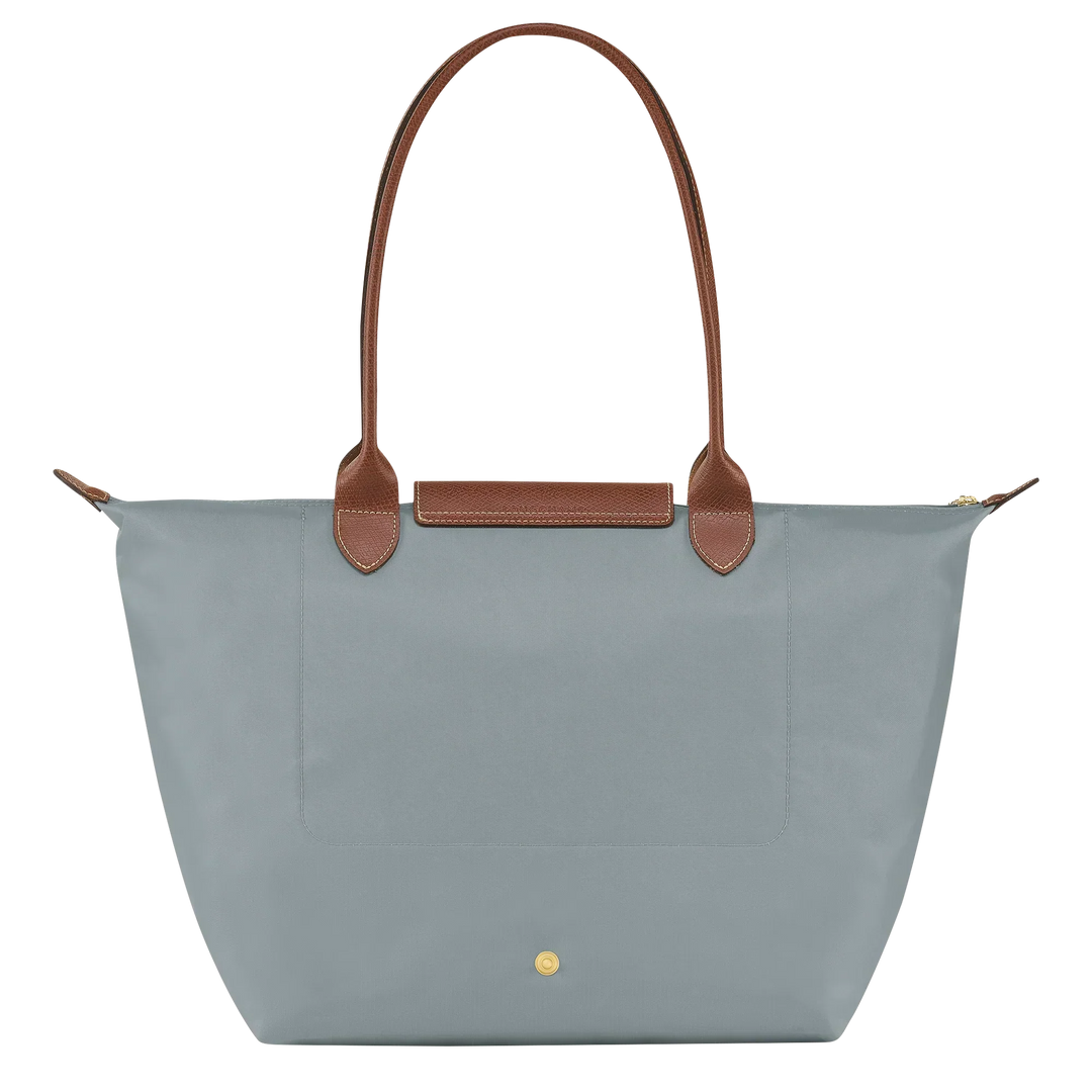 Longchamp - Bolso tote Le Pliage grande, acero