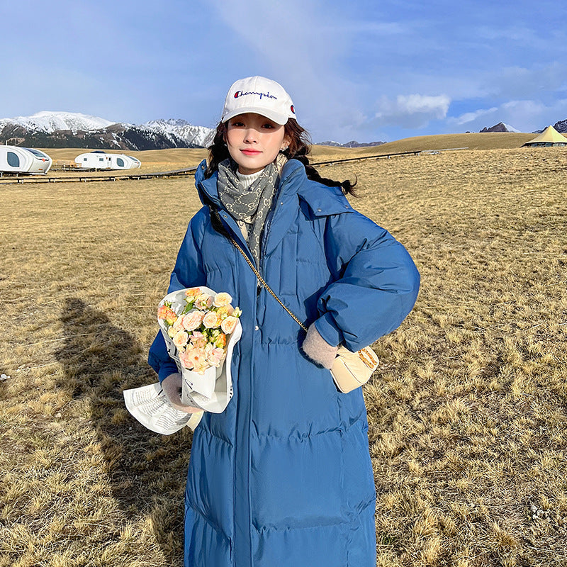 GIGATY™ - Abrigo largo acolchado clásico con capucha