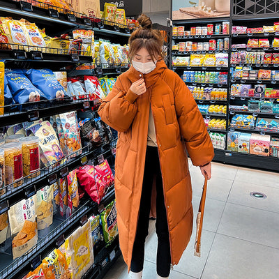 GIGATY™ - Abrigo largo acolchado clásico con capucha