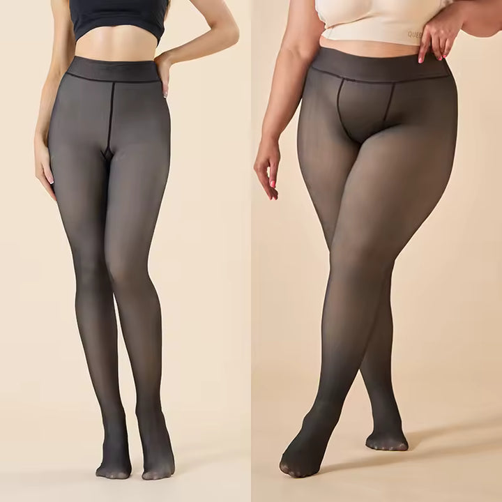 Pantimedias Térmicas forradas de lana para mujer