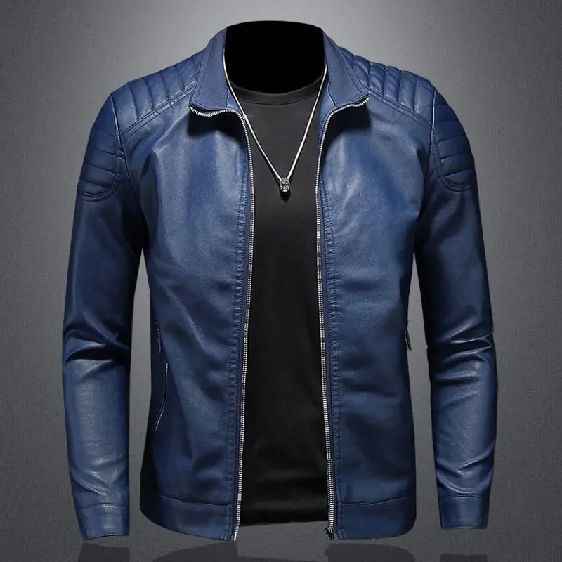 Chaqueta de cuero Premium