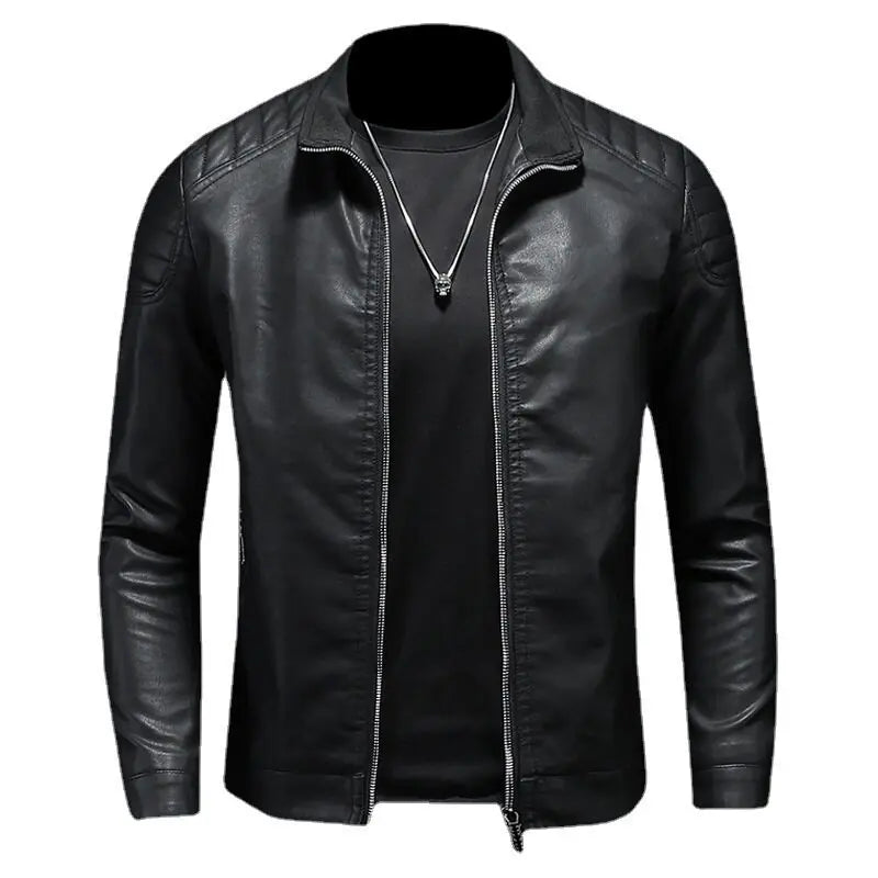 Chaqueta de cuero Premium