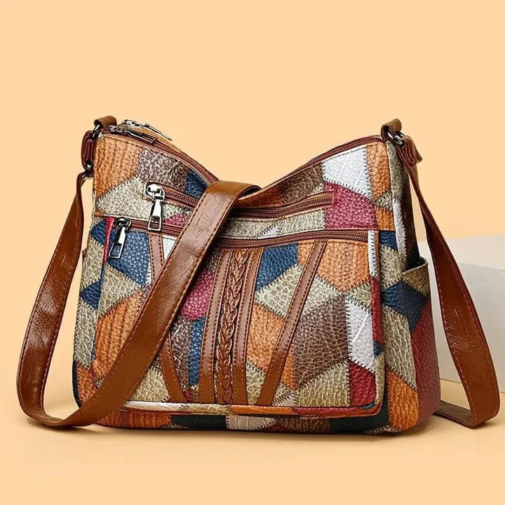 Silamoda™ | Bolso de mano de piel con mosaico
