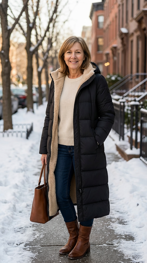 Amelia | Elegante abrigo reversible para mujer