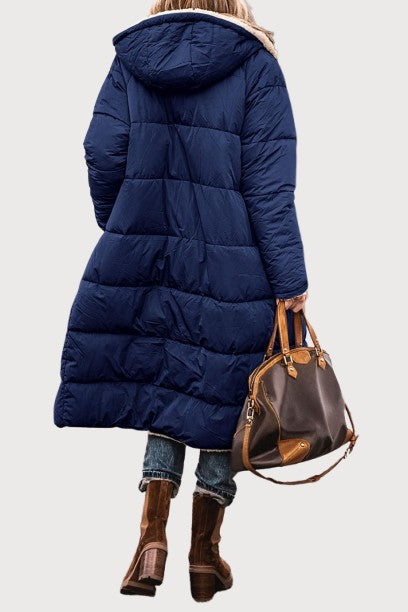 Amelia | Elegante abrigo reversible para mujer