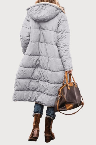 Amelia | Elegante abrigo reversible para mujer