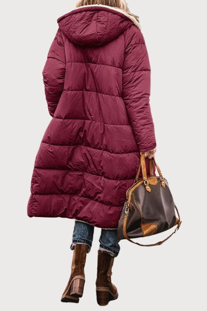 Amelia | Elegante abrigo reversible para mujer